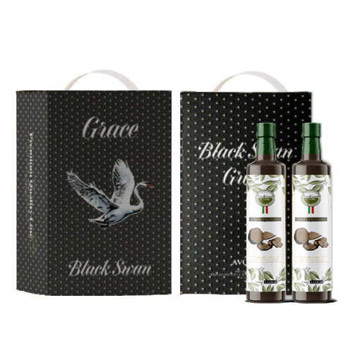 [아보아칸] 오일선물세트 블랙스완(트러플250ML*2EA)+손잡이박스