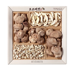 표고버섯 혼합2호(흑화고50g  동향고70g*2  표고칩60g  표고채50g)
