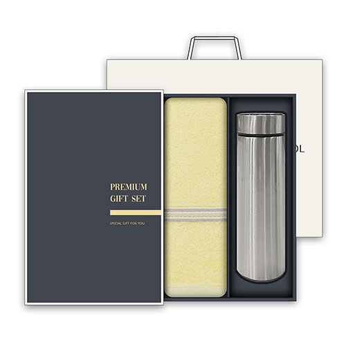 송월 프리미엄 텀블러 세트(레일40 1매 + 스마트 텀블러 500ml 1개)