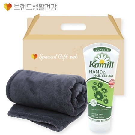 브생건 방한세트 (카밀 핸드크림100ml+따뜻한 소프트 담요)