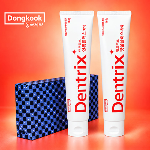 동국제약 덴트릭스 잇몸 플러스 치약 160g 2P 세트 + 포장지 포장