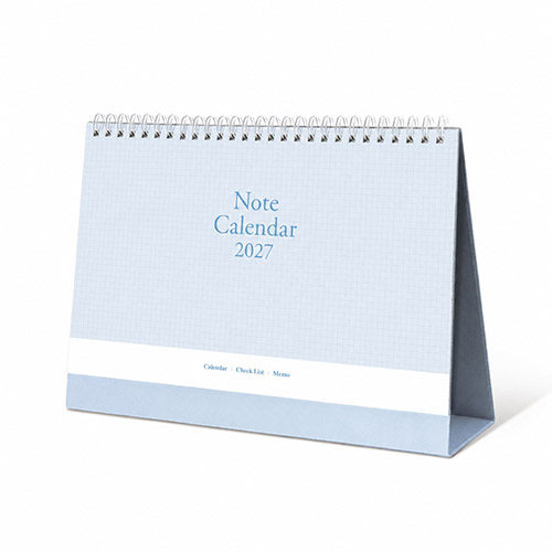 2027년 탁상 달력 노트 캘린더 / 297x210 / 양면 박인쇄 무료
