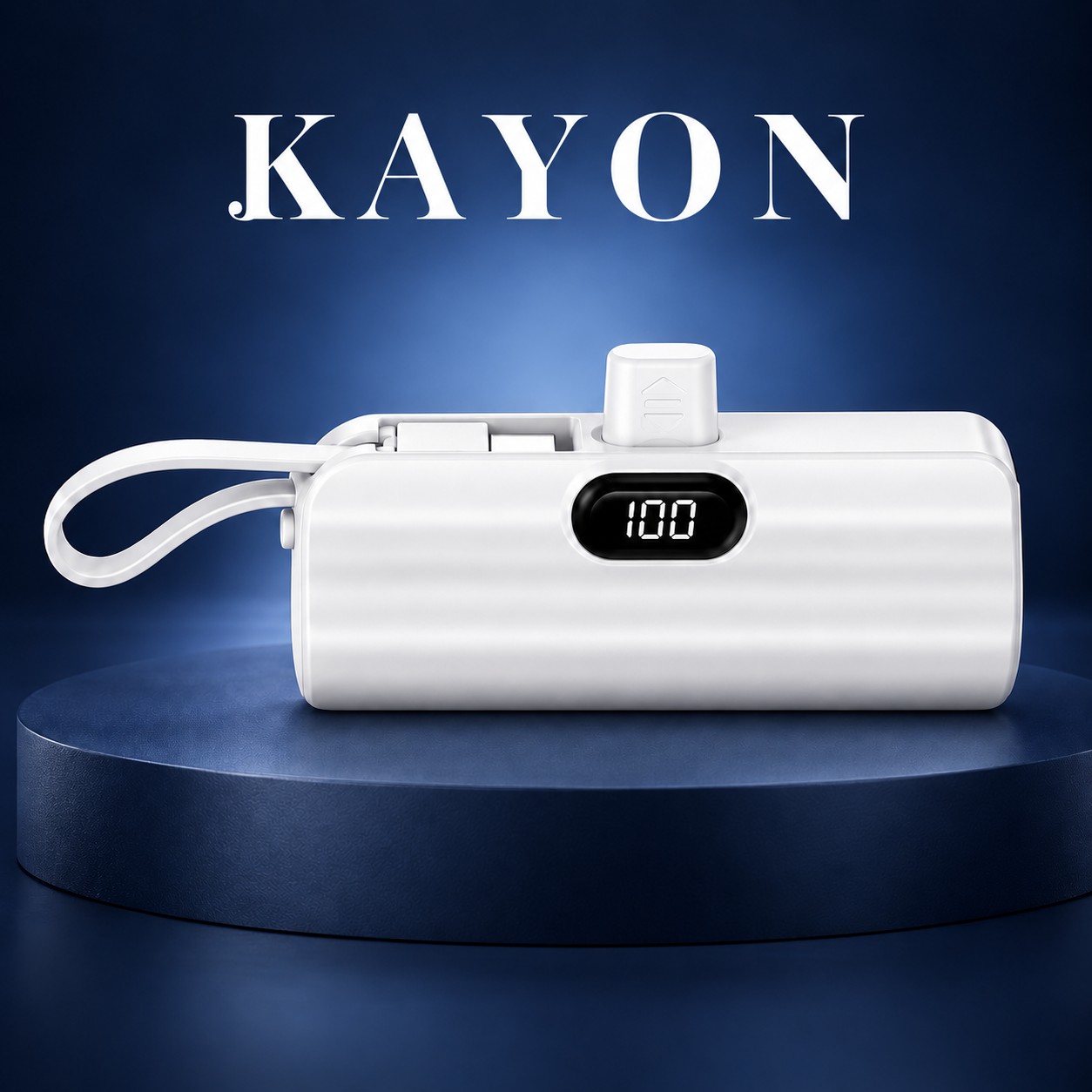 카이온 아랑 듀얼 도킹 보조 배터리 LED 5000mAh- s1