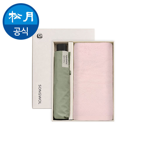 [송월] SW타월우산콤보세트 (소울스위트44 1장 + 베이직수동 3단 1개) H