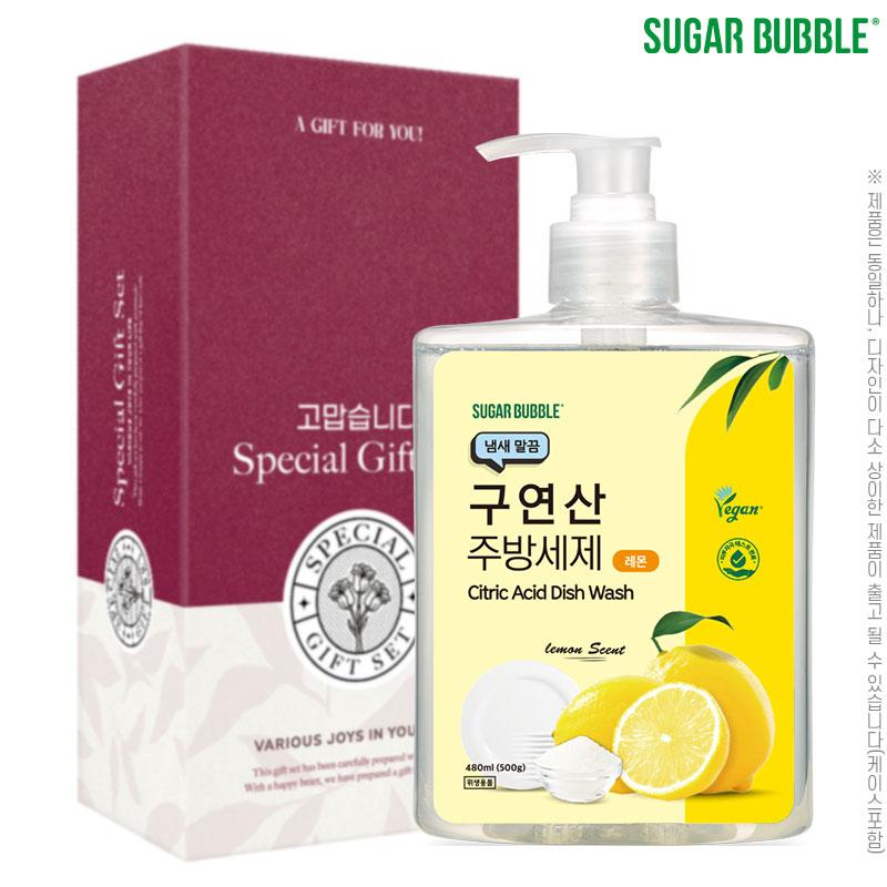 슈가버블 구연산주방세제500펌프1P