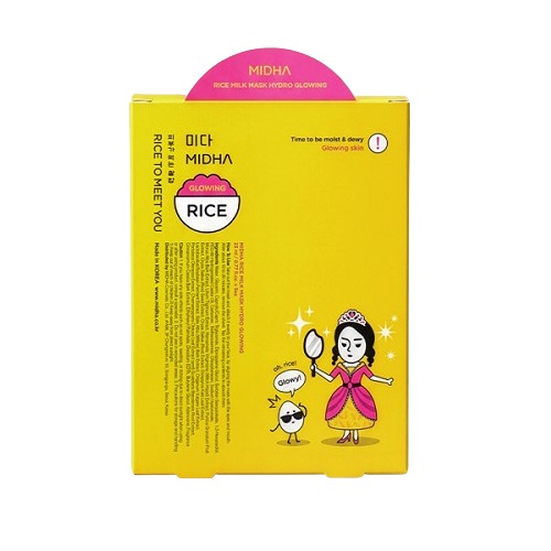 미다 쌀뜨물 수분광채 마스크팩 (1매입/5매입)