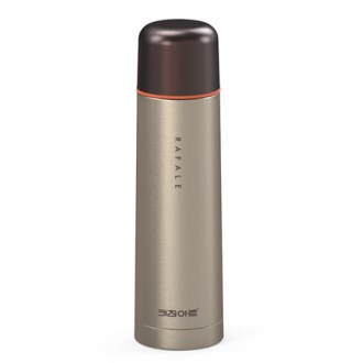키친아트 골드스텐 보냉보온병 500ml 골드 메탈 라팔