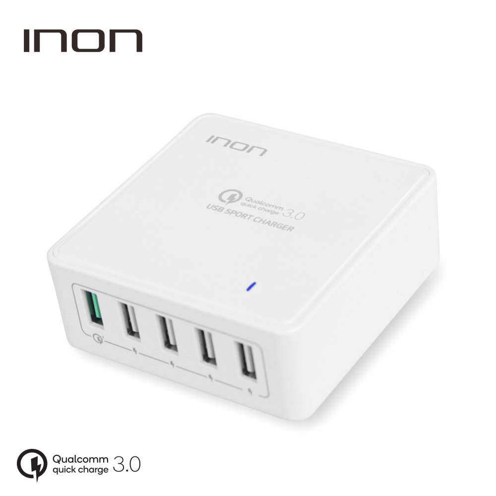 [멀티충전기]아이논 퀵차지 3.0 5포트 USB 멀티충전기 IN-UC510