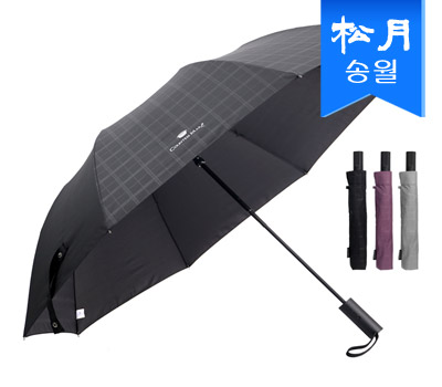 송월우산 카운테스마라 2단우산 엠보체크 우산 s