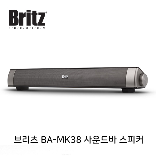 브리츠 BA-MK38 슬림디자인 사운드바 스피커