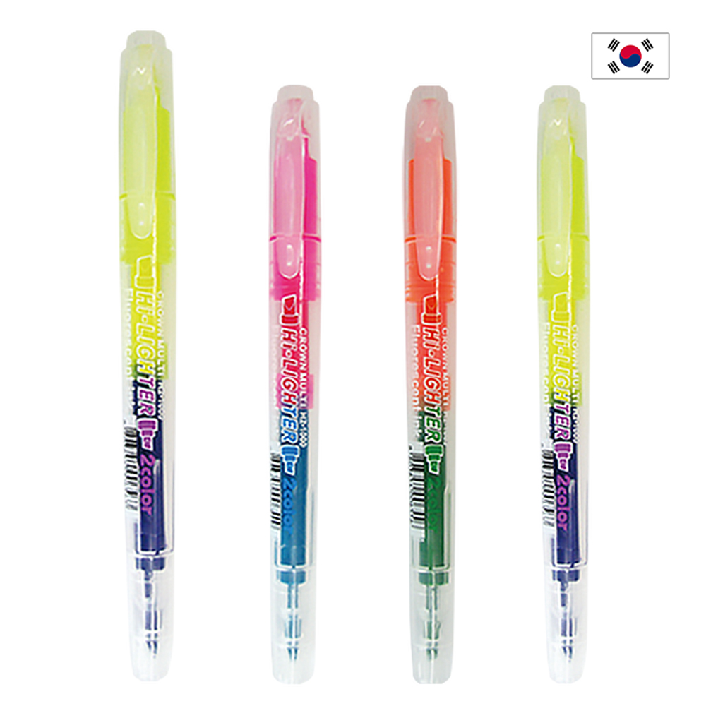 투칼라 형광 크라운펜 // 굵은면+얇은면