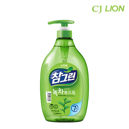 라이온 참그린 녹차 뽀드득1kg