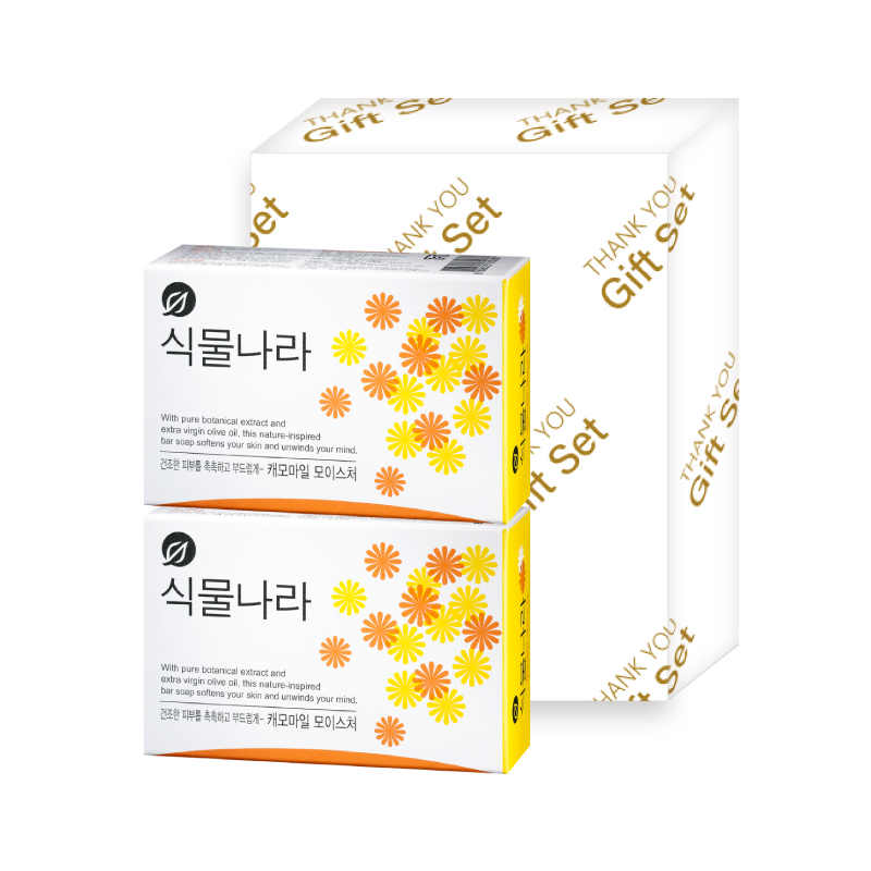 식물나라 캐모마일 2p 비누 선물세트