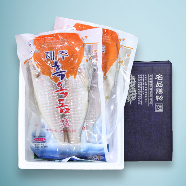 [바다성찬]제주 흑옥돔세트 1kg (2미,가방)