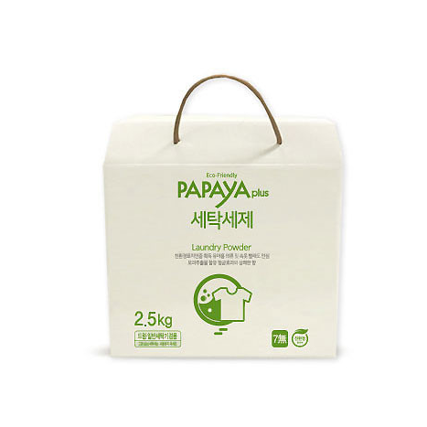 [프로] 파파야플러스 친환경  분말세탁세제 2.5kg