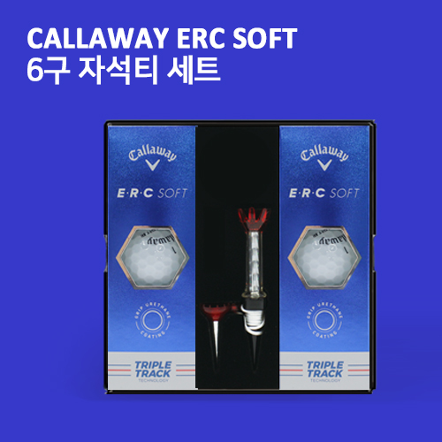 New 캘러웨이 erc soft 6구 자석티 세트 (3pc) 트리플 트랙 6구