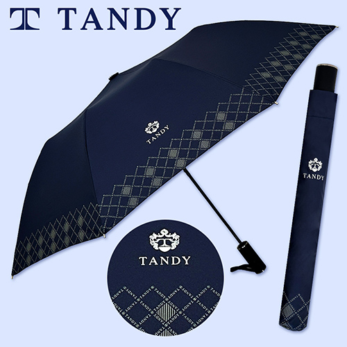 탠디 크라운 방풍 자동 2단 우산 네이비