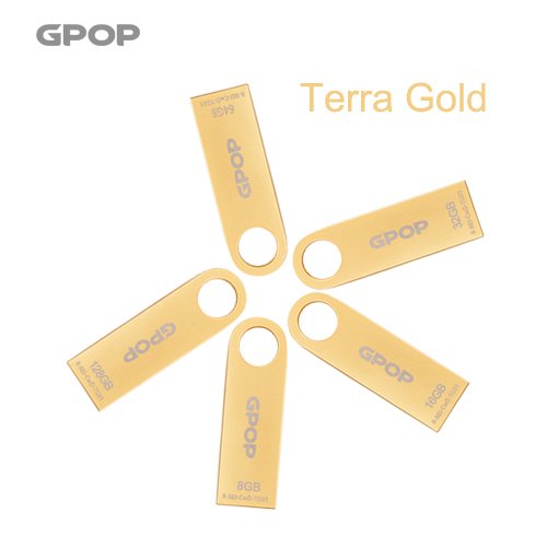 GPOP 테라골드 메탈 USB 메모리 8G
