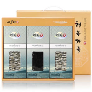 [가온애] 행복가득 멸치세트 8호(중멸200g+대멸200g+미역50g)