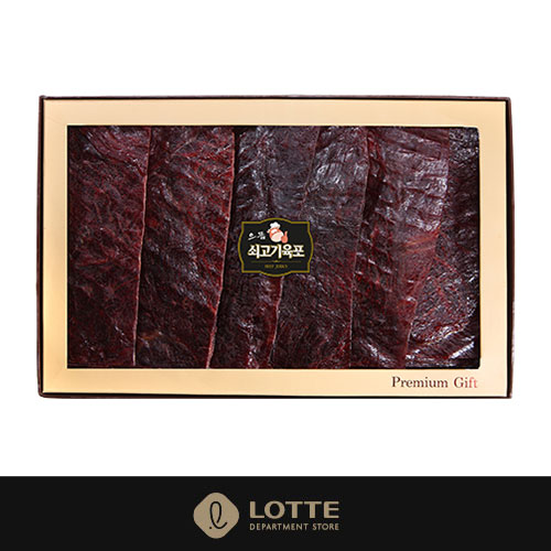 [롯데백화점] 으뜸 쇠고기육포 선물세트 4호 [100g×5입] (무료배송)