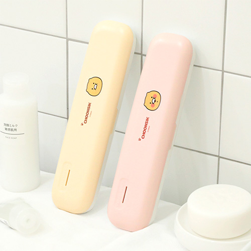 휴대용 칫솔보관 칫솔 살균기 고양이 패턴