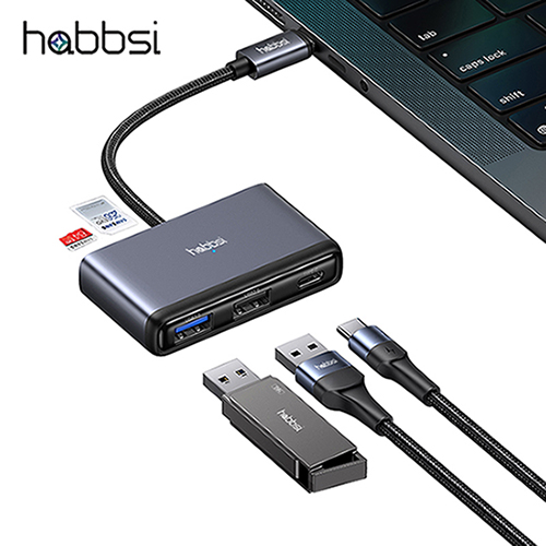 햅시 USB-C 5in1 멀티 허브 YMH5ATOM