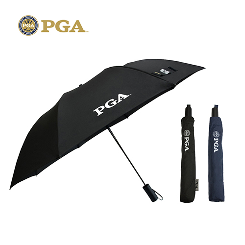 PGA 2단 무지 자동 우산