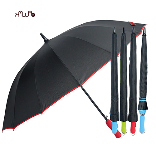 카와이 60x14K 칼라 바이어스 우산