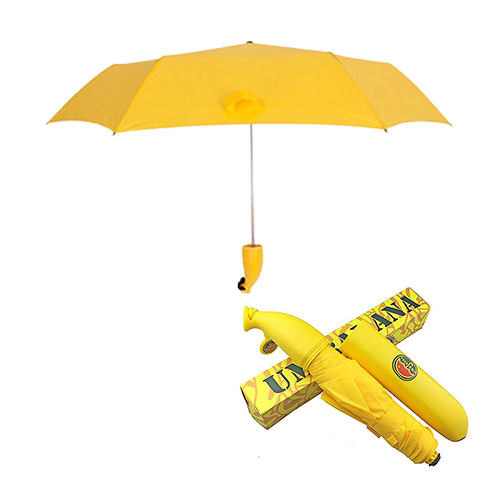 미니 바나나 케이스 3단 우산 양산 / 접이식 우산 양우산 우양산 자외선 휴대용
