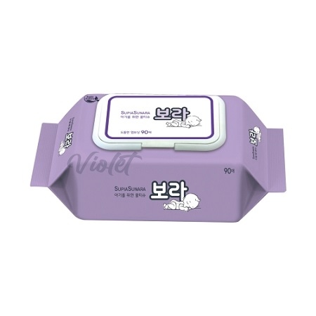 보라 아기물티슈 90매입 447g [J1]