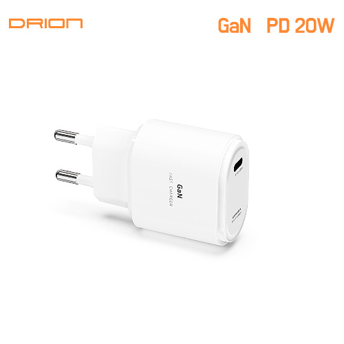 드리온 가정용 GaN PD 20W C포트1구 케이블미포함 (화이트)