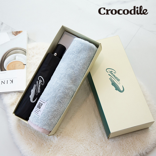 크로커다일 3단자동 파스텔 암막 우양산+코마사40수(200g) 우산+타올세트
