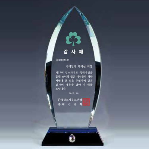 크리스탈상패 ANR-09