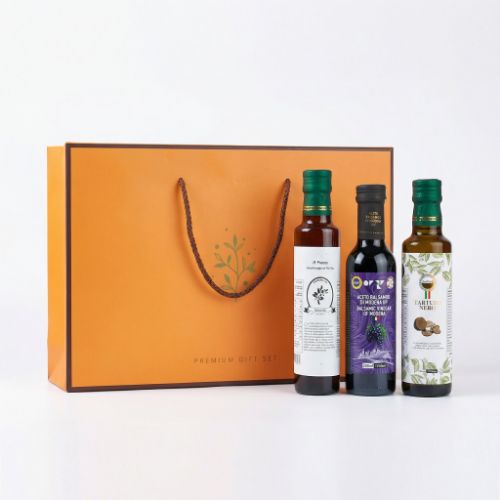 올리브오일 250ml +트러플오일 250ml + 발사믹식초 250ml 선물세트