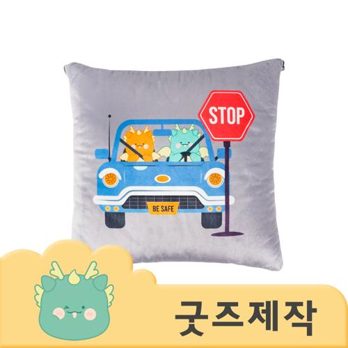 ZA266 [커스텀굿즈] 풀오버인쇄 유즈풀 차동차 필수품 자동차 담요 40*40(105*150cm) (박스제작가능)