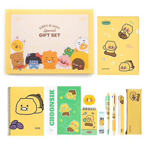 카카오프렌즈 필수 문구세트 춘식이