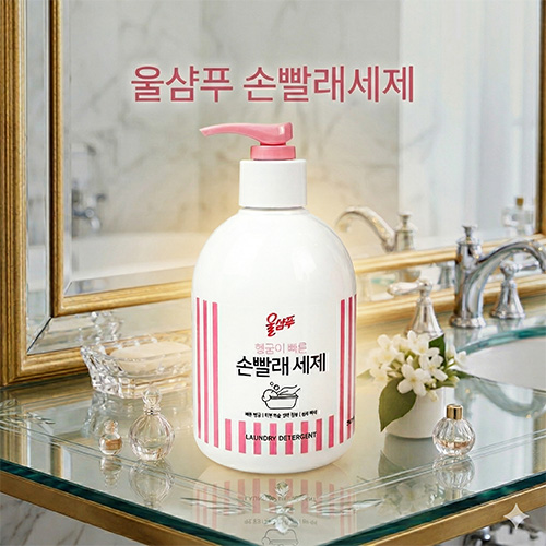 애경 울샴푸 손빨래 세제 380ml + 크라프트 끈케이스