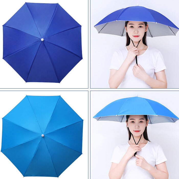 자외선차단 초경량10g 가벼운 우산모자 머리우산 홍보굿즈