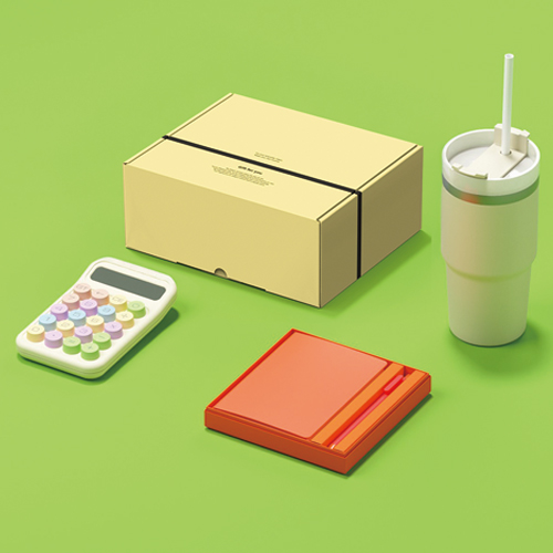 루티네 선물세트 밀크티텀블러+노트볼펜세트+계산기