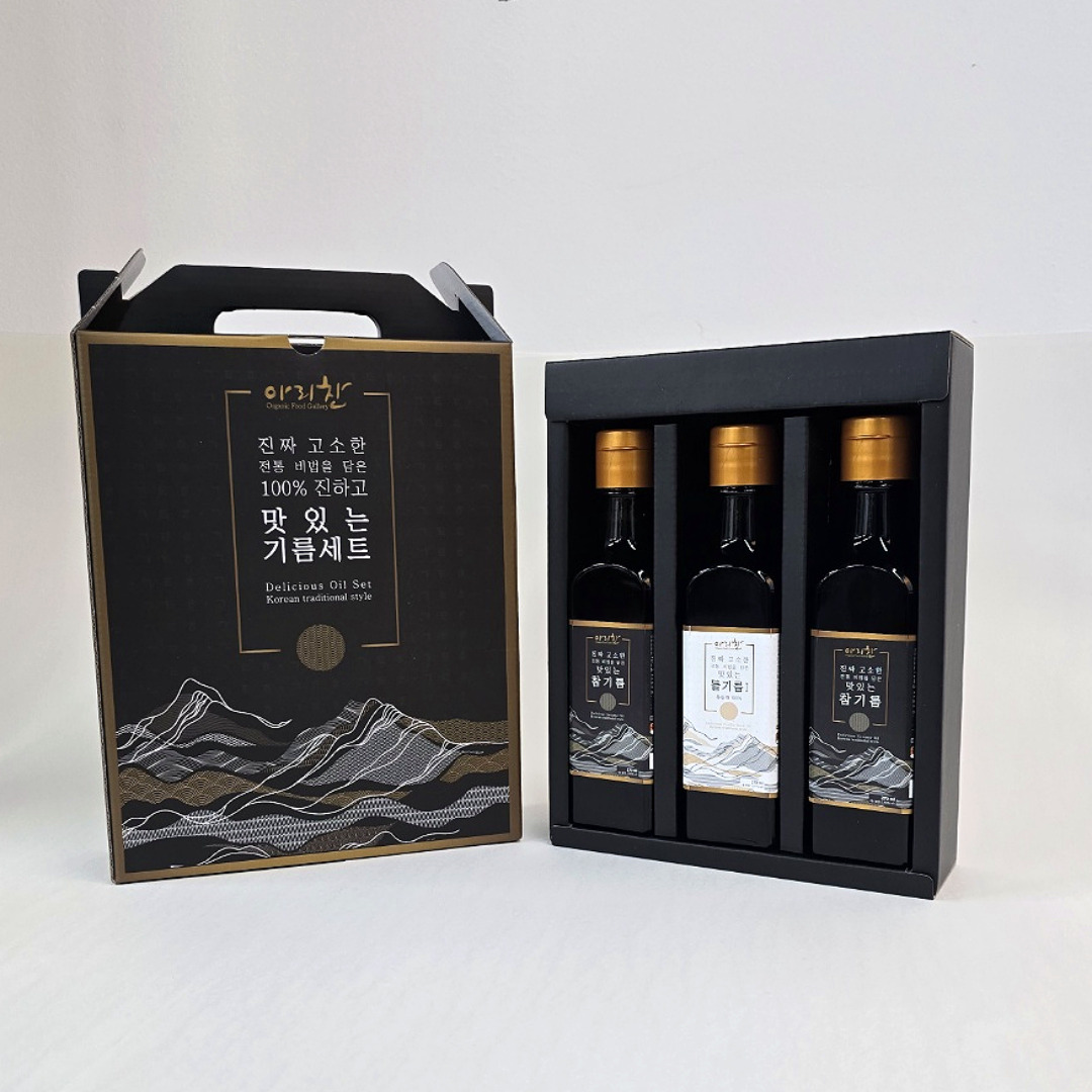 아리찬 맛있는 참기름 2p 들기름 1p 세트