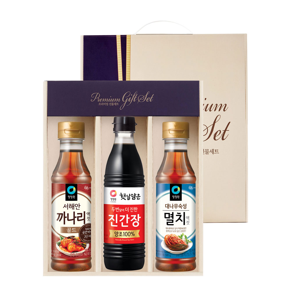 청정원 까나리 멸치액젓 간장(3종)