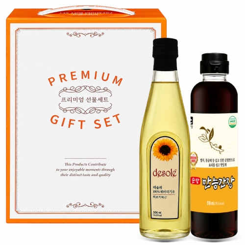 순창  만능간장510ml+해바라기유500ml 식용유세트