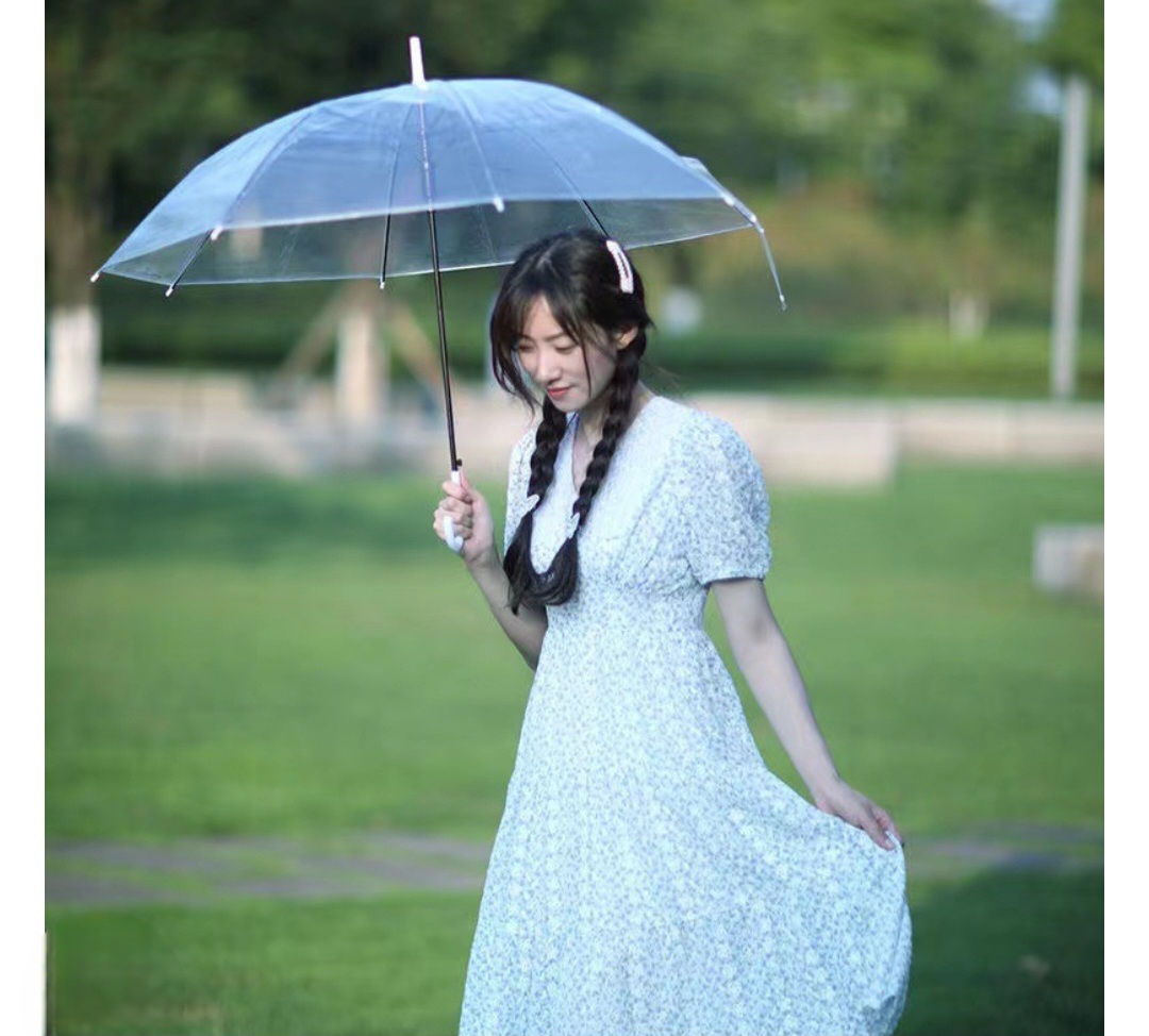 우산 투명 비닐우산  자동우산