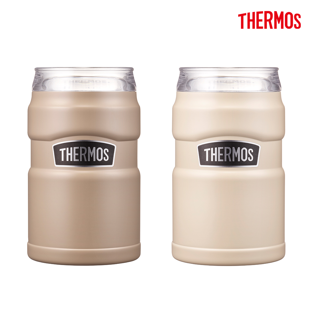써모스 트래블킹 보온보냉 맥주캔 텀블러 보냉컵 캔홀더  350ml ROD-002K