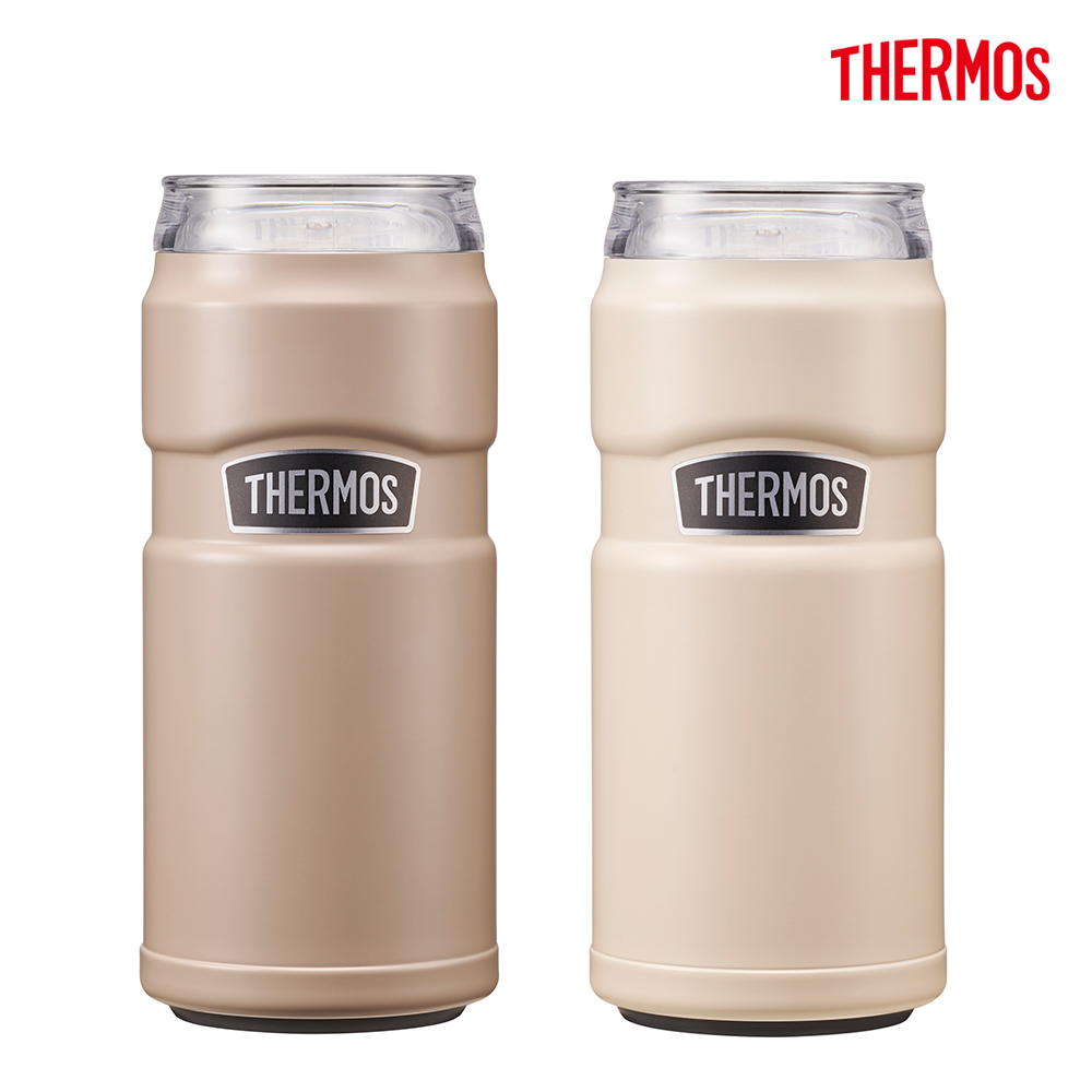 써모스 트래블킹 ROD-005K 보냉 맥주캔 텀블러 보냉컵 캔홀더 500ml
