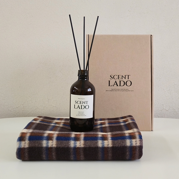 센트라도 디퓨저 200ml+네이처 담요 세트