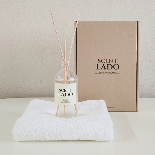 센트라도 디퓨저 루시드 200ml+송월 타올(수건) 세트