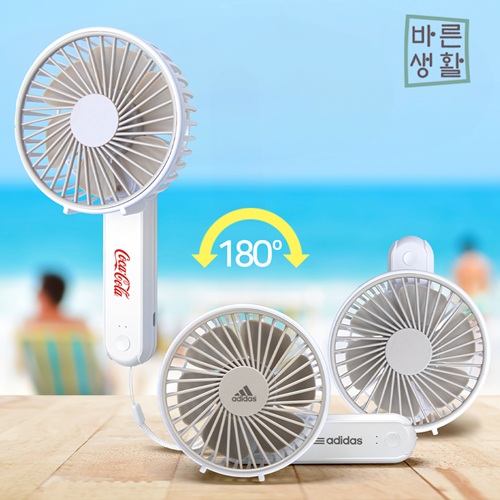 바른생활 180도 각도조절 폴더블 휴대용 선풍기