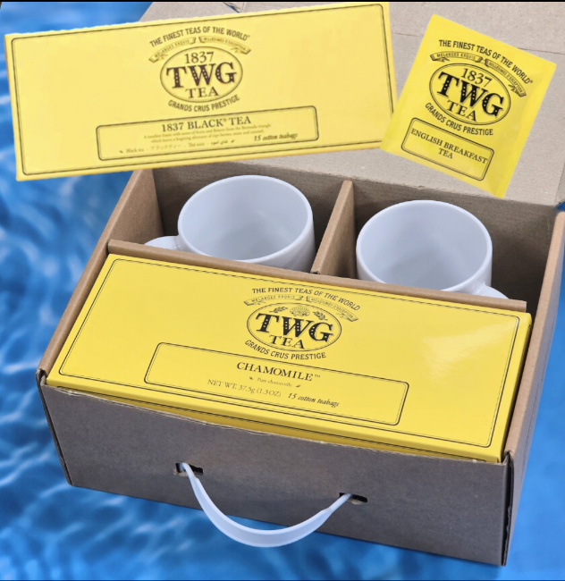 TWG 카모마일 티백 15p+머그컵 2p 세트