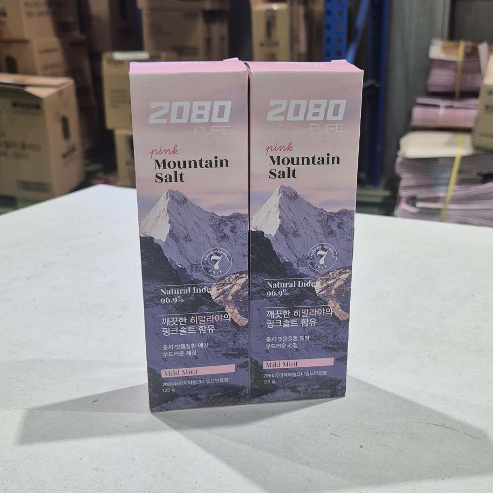 애경 2080 히말라야 마운틴 핑크솔트 치약 125g 2입